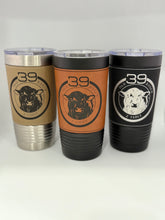 20oz Leather wrapped Tumbler