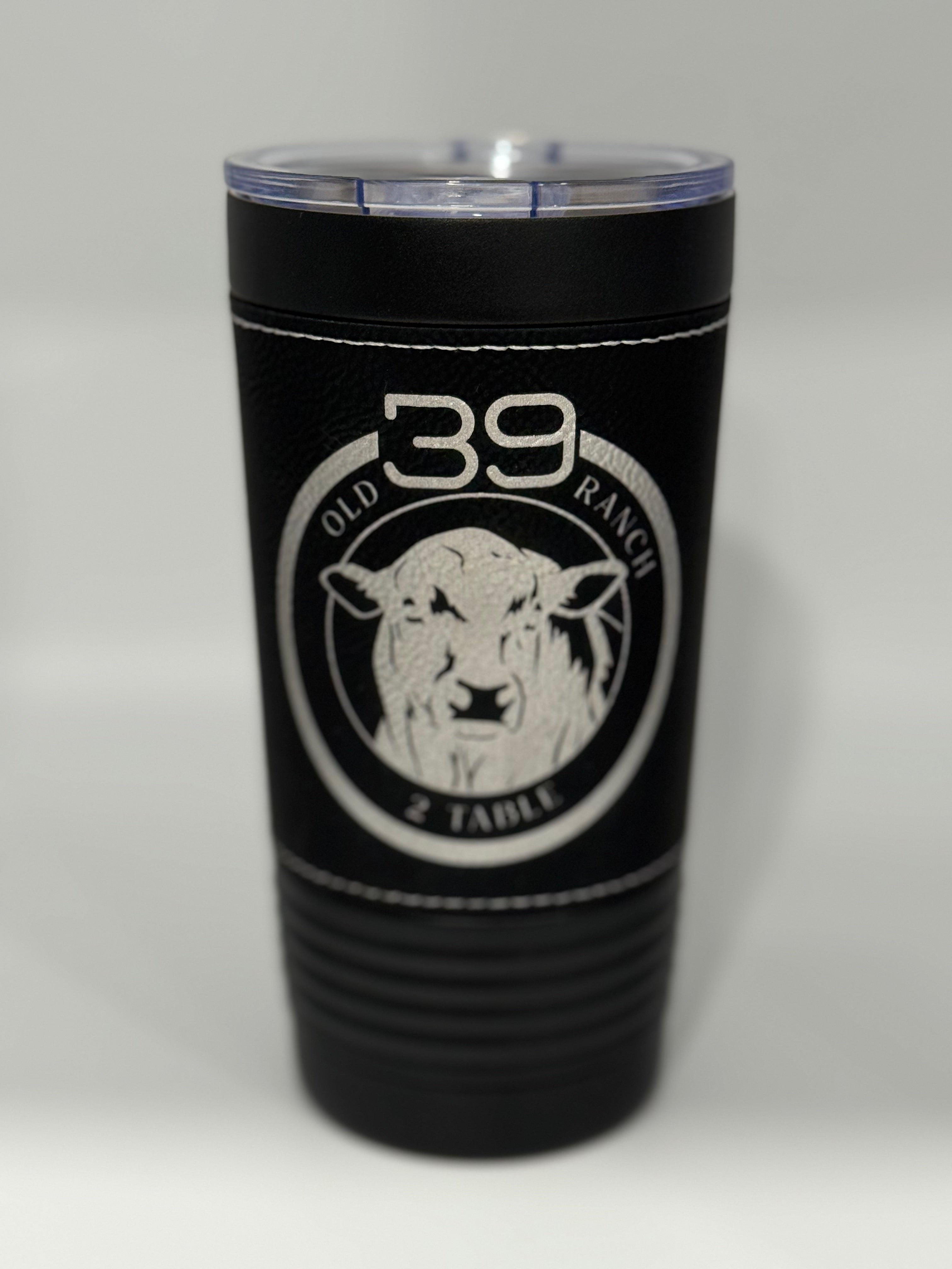20oz Leather wrapped Tumbler