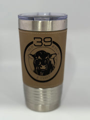 20oz Leather wrapped Tumbler