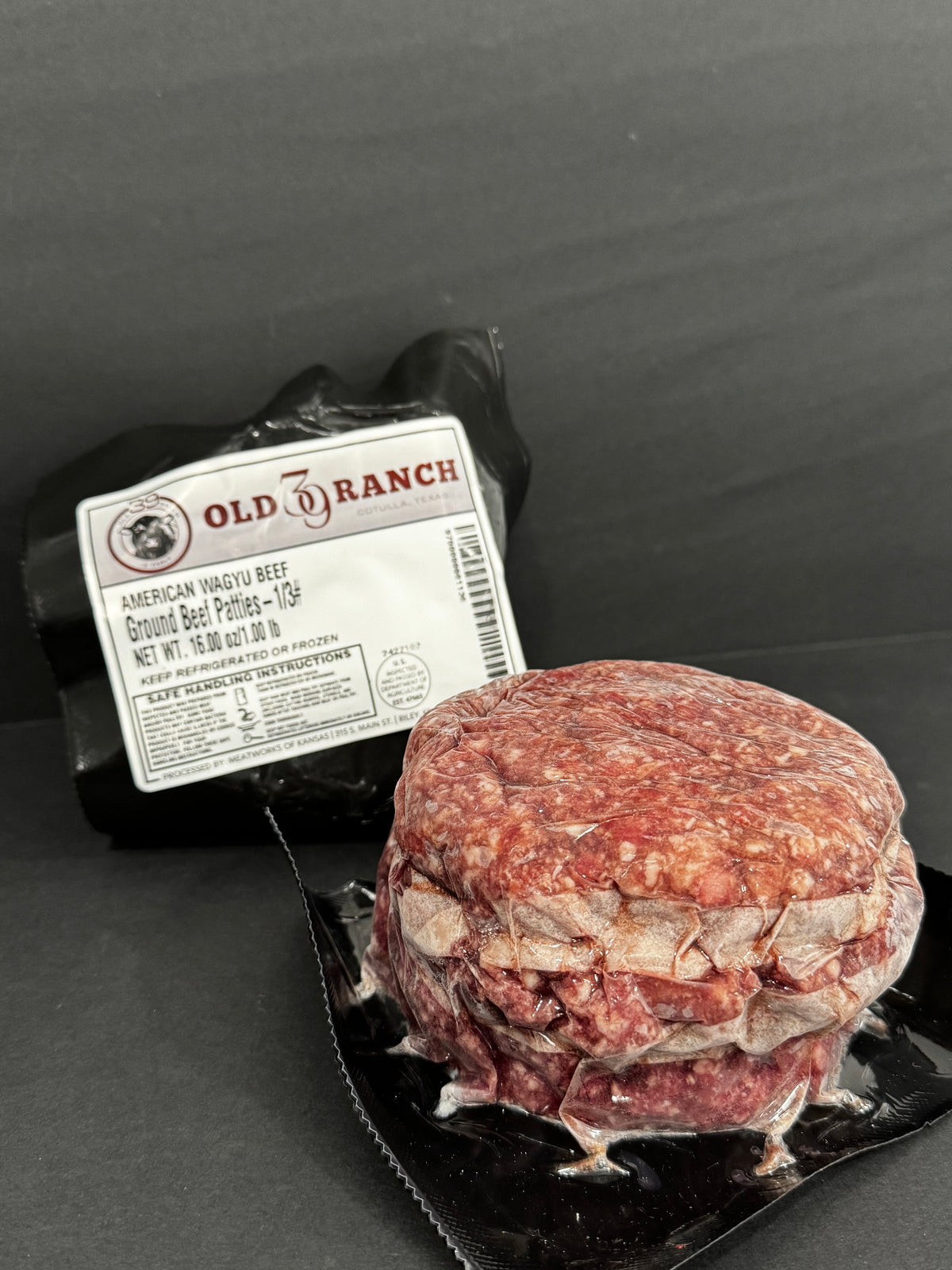 Ground Beef Patties 1/3# -1lbs package